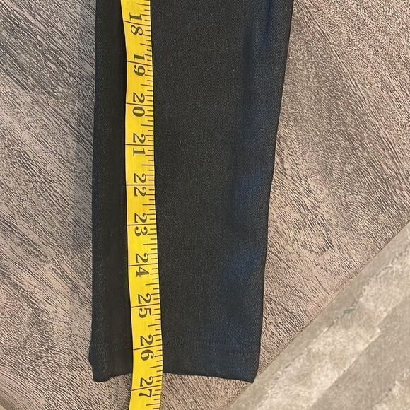 Goldsign Zebra coated black leggings size 27 - Picture 9 of 10